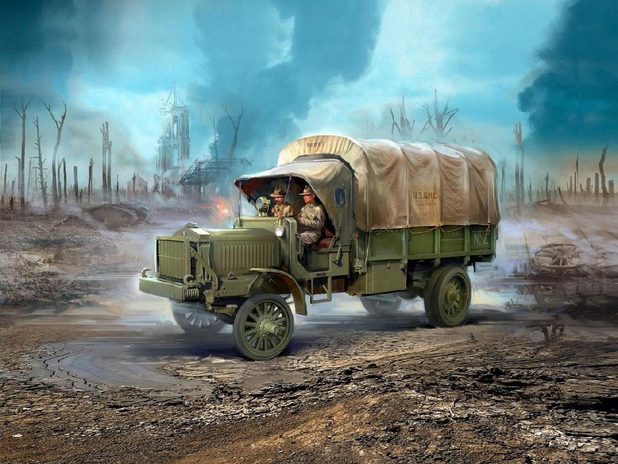 Icm Standard B �Liberty” With 2 Wwi U.S. Driver Figures