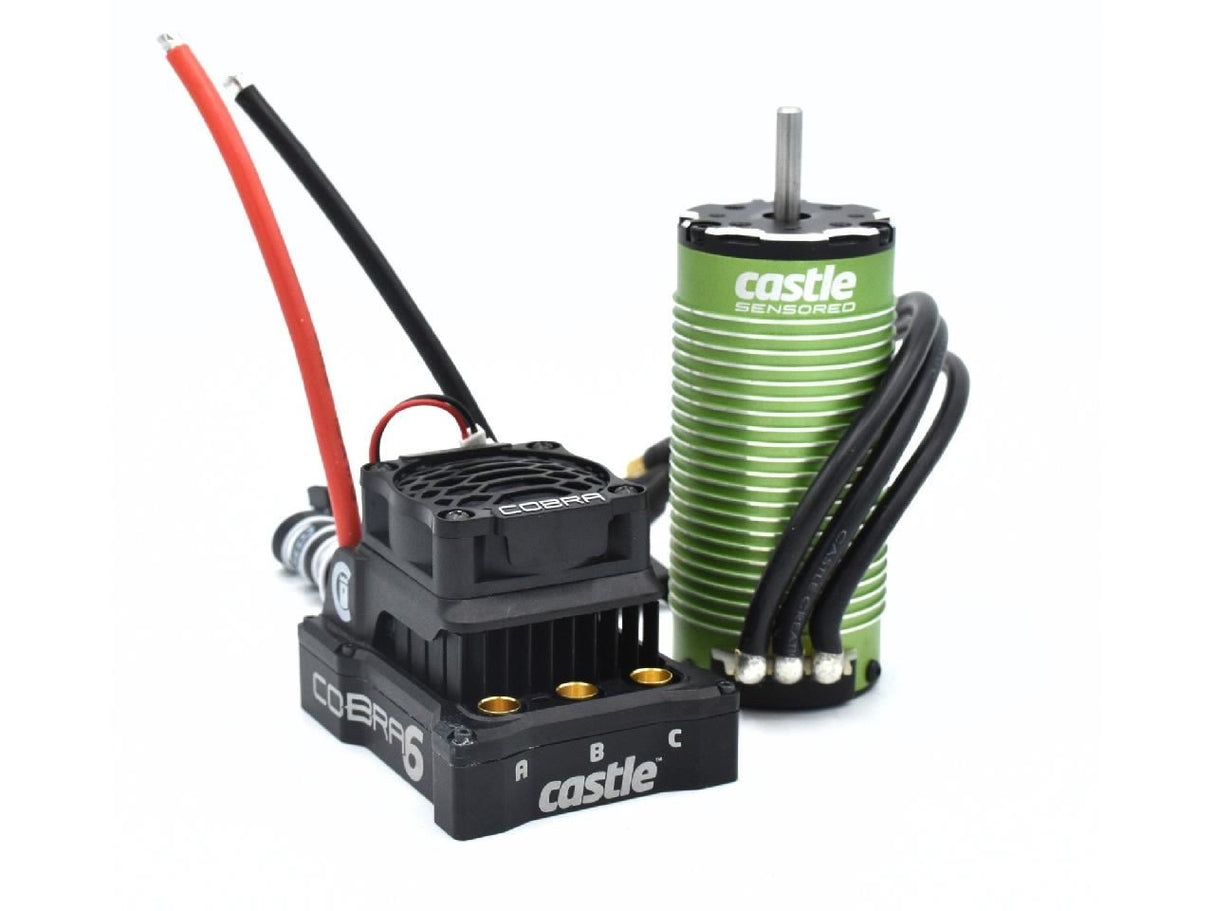 Cobra 6, 33.6V, 8A Peak Bec W/1520-1650Kv Sensored Motor