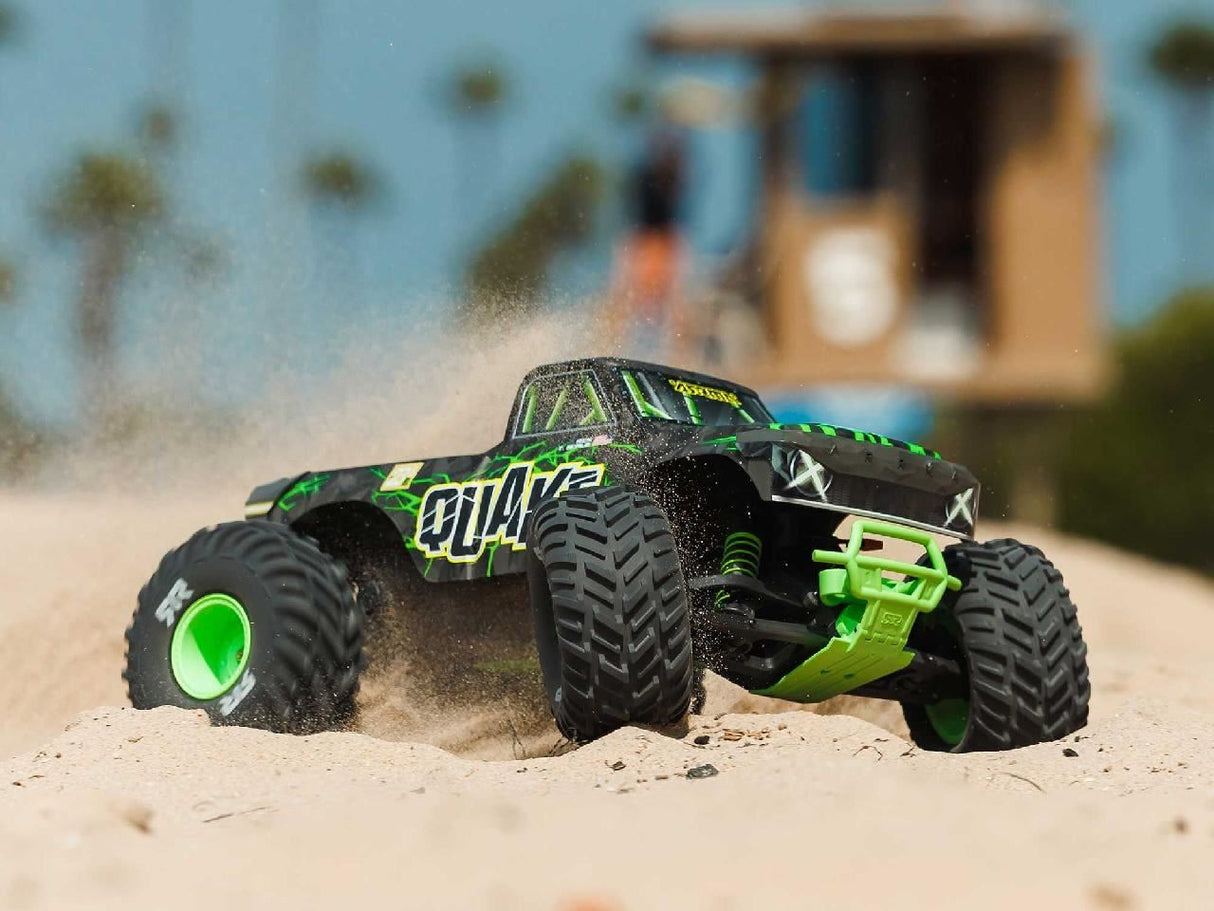 Arrma 1/10 Quake 223S Dsc 2Wd Rtr Brushless Monster Truck, Green