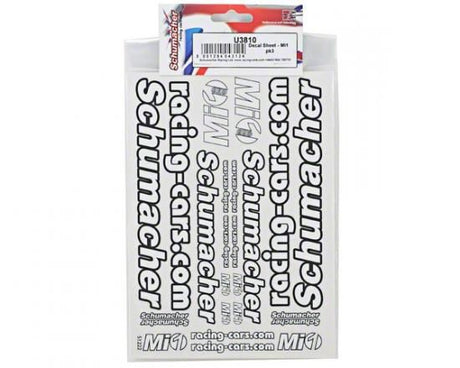 Schumacher Decal Sheet - Mi1 (pk3)