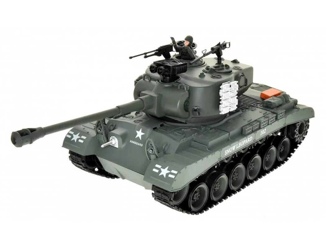 Brother Tank Rc Tank 1 18 Usa M26 Pershing 'Snow Leopard' Green