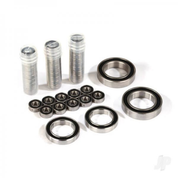 Traxxas Ball bearing Set, TRX4 Traxx, black rubber sealed, stainless (contains 5x11x4 (40), 20x32x7 (2 pcs), 17x26x5 (2 pcs) bearings / 5x11