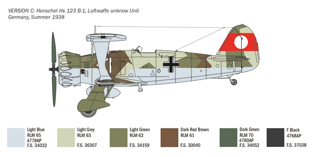 Italeri Henschel Hs 123