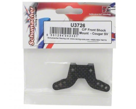 Schumacher CF Front Shock Mount - Cougar SV