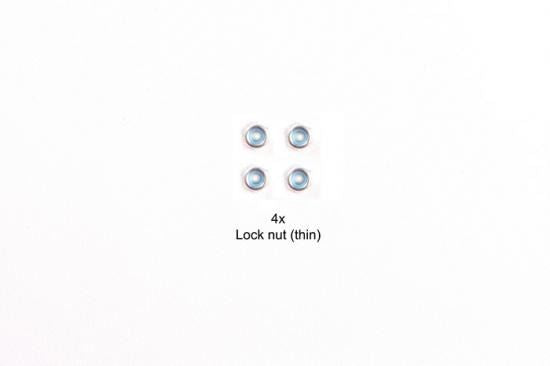Tamiya 3mm Lock Nut 4Pcs