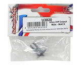 Schumacher Alloy Diff Output; Male - Mi4CX