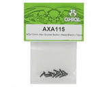 AXIAL Hex Socket Button Head M3x10mm Black (10)
