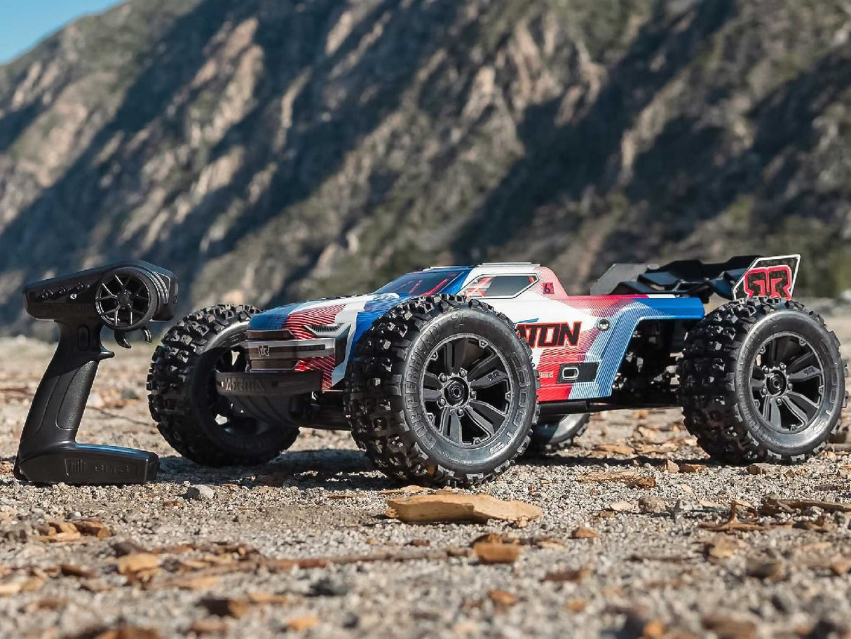Arrma 1/8 Kraton 6S V6 4X4 Blx Speed Monster Truck Rtr Blue/Red