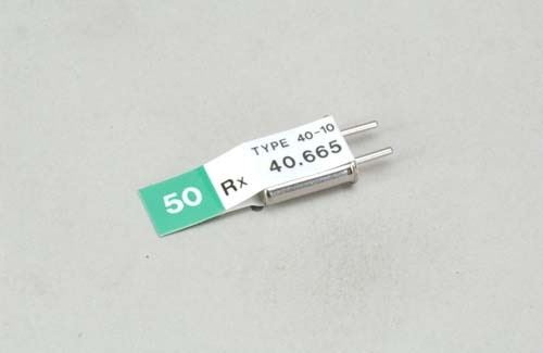 Futaba Ch 66 (50)(40.665)FM Rx Xtl DC