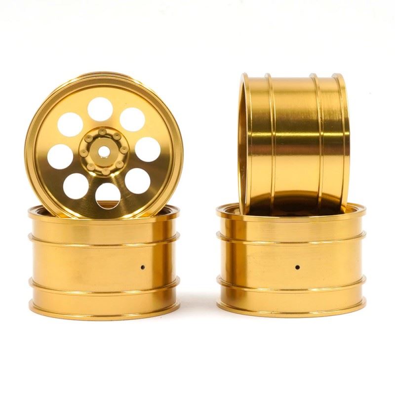 Yeah Racing Aluminum CNC 8 Spoke Rim Set For Kyosho Optima / Optima Mid / Javelin / ULTIMA