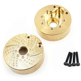 Yeah Racing Brass 118g Portal Cover Front or Rear 2pcs For Traxxas TRX-4 TRX-6