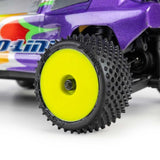 Pro-Line 1/28 Prism Front/Rear Carpet Tires Mounted 7Mm, Yellow (4):