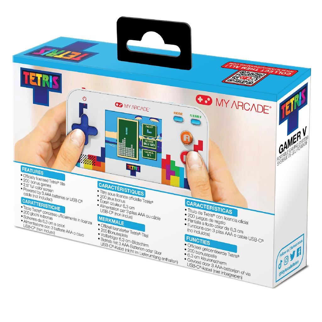 My Arcade (Parent) Tetris Gamer V Portable Video Game System (201 Games in 1)