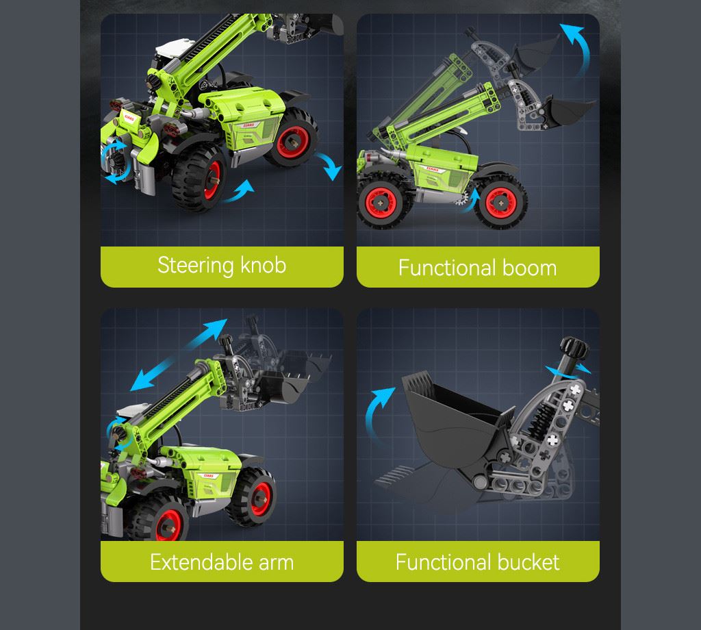 Cada Claas Scorpion 756 Farm Telehandler - 401 Pcs