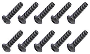 Core RC Steel Button Head Hex Screws M3 x 14 pk10