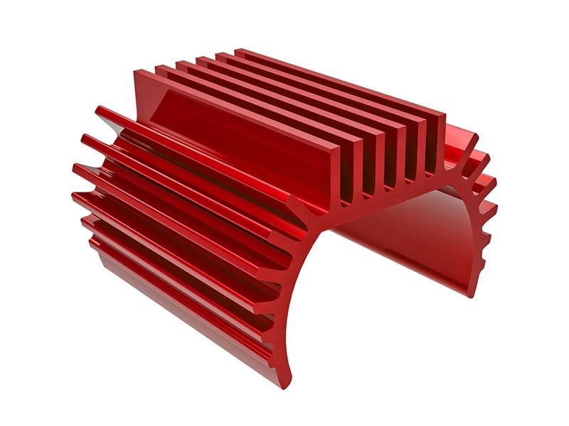 Traxxas TRX-4M Titan 87T Motor Heat Sink - Red