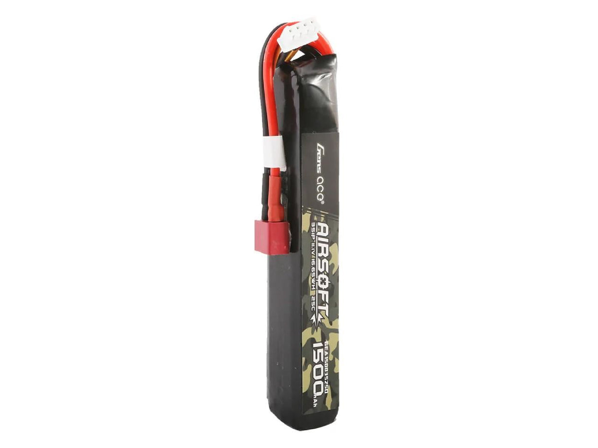 Gens Ace Airsoft 3S 1500Mah 25C With Deans (Fit Most Aeg)