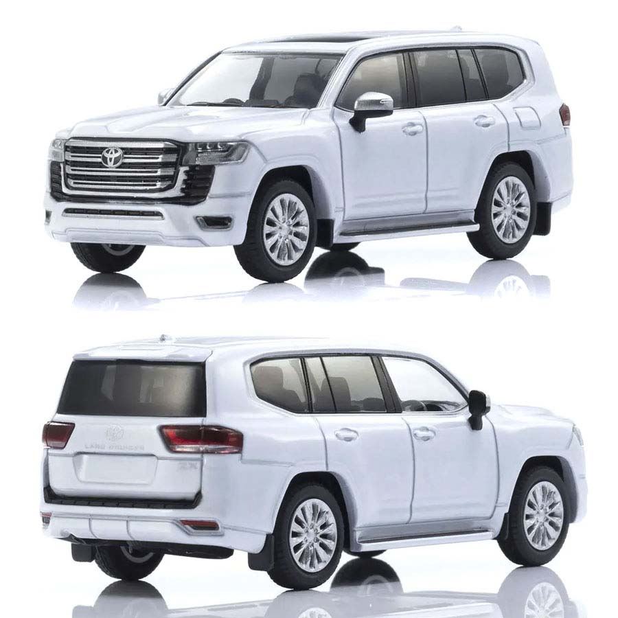 Kyosho 1:64 Toyota Land Cruiser 300 Book Type - White