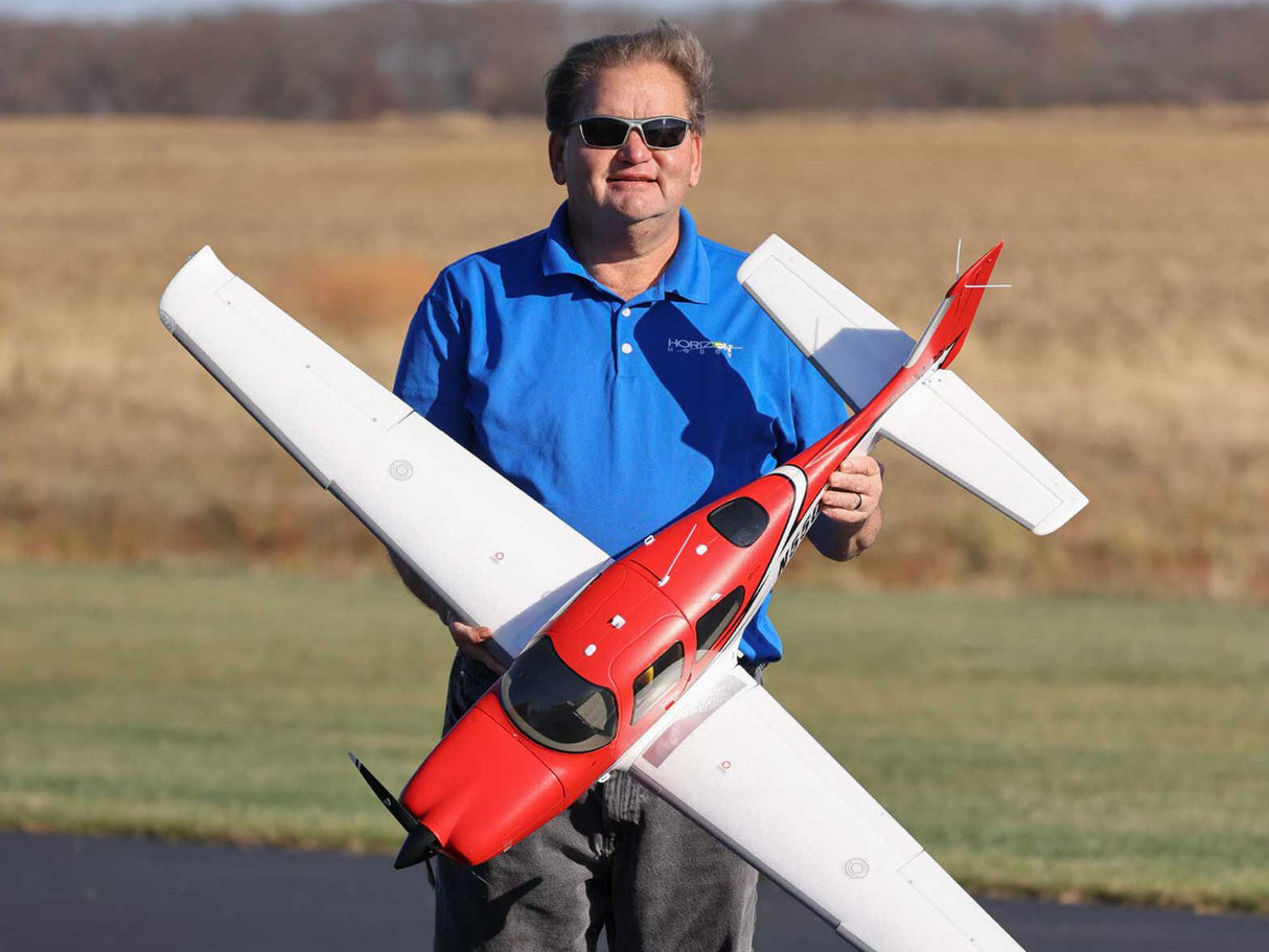 E Flite Cirrus SR22T 1.5m BNF Basic with Smart, AS3X and SAFE Select