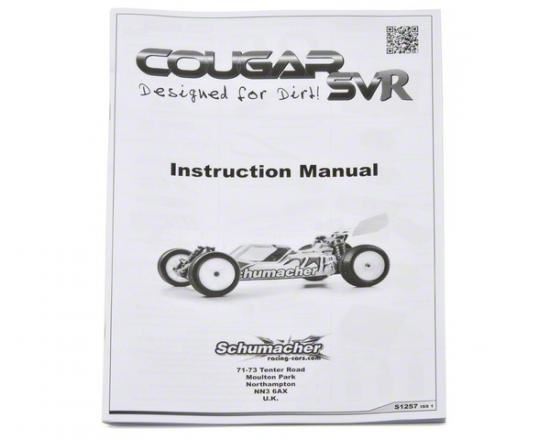 Schumacher Manual - Cougar SVR