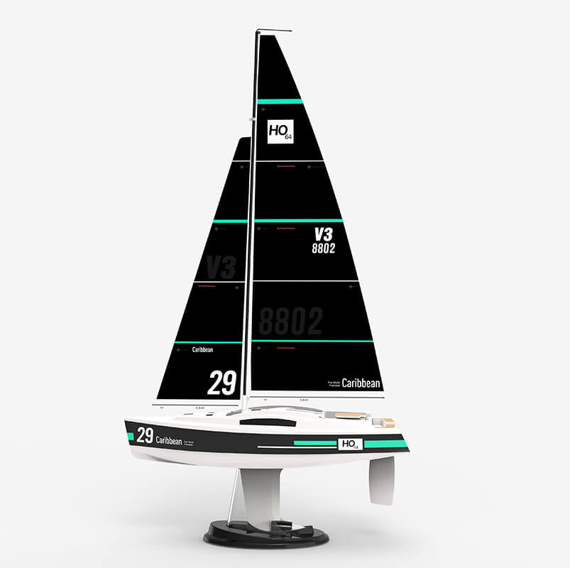 Joysway Caribbean Yacht Black Rtr V3.0
