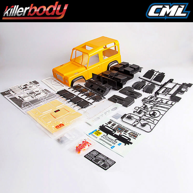 KILLERBODY LR90 HARD BODY SET PAINTED YELLOW
